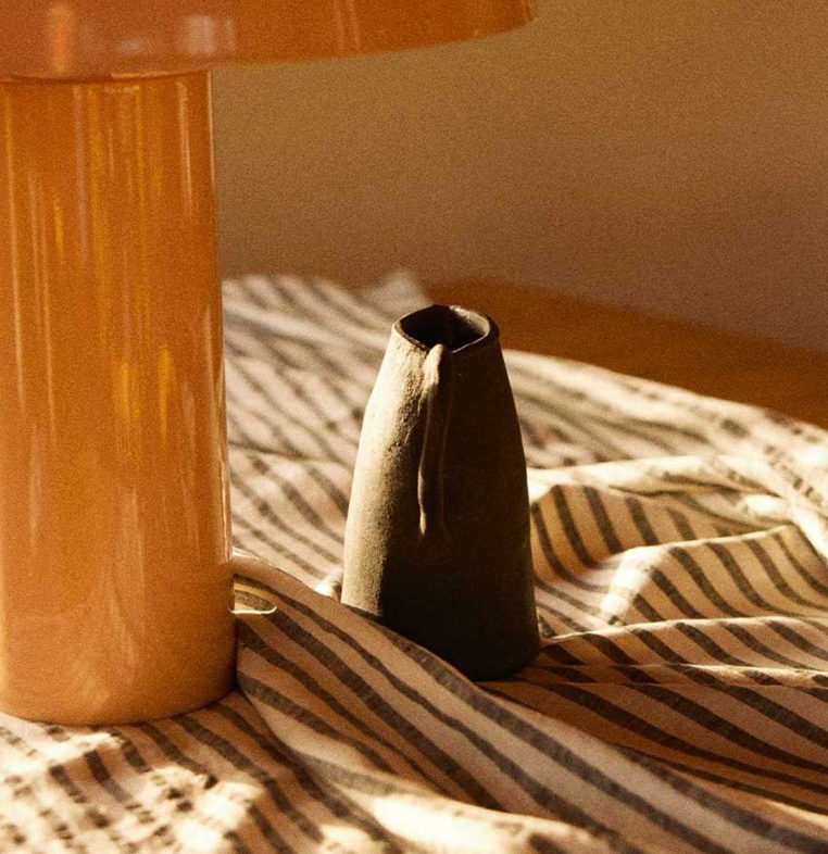 Gabrielle Paris Tablecloth Black Milk Large Stripe 175x250