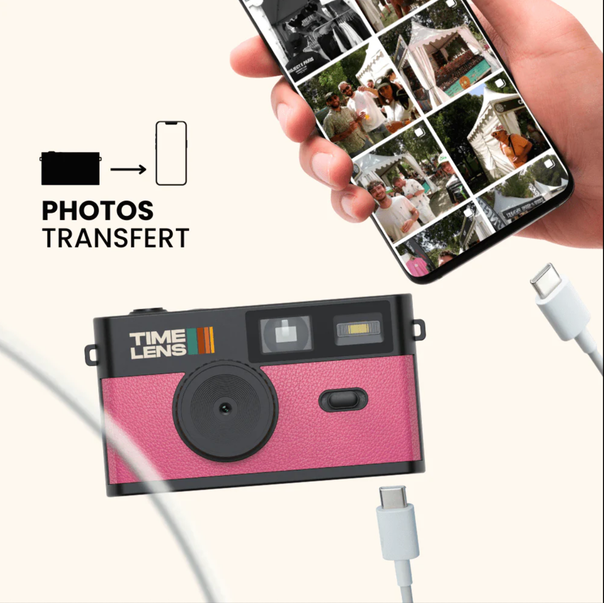 Time Lens Time Lens Camera Pink