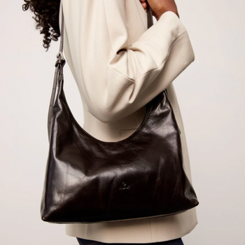 Adax Milano Shoulder Bag Mirella Dark Brown