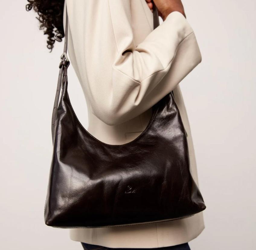 Adax Milano Shoulder Bag Mirella Dark Brown