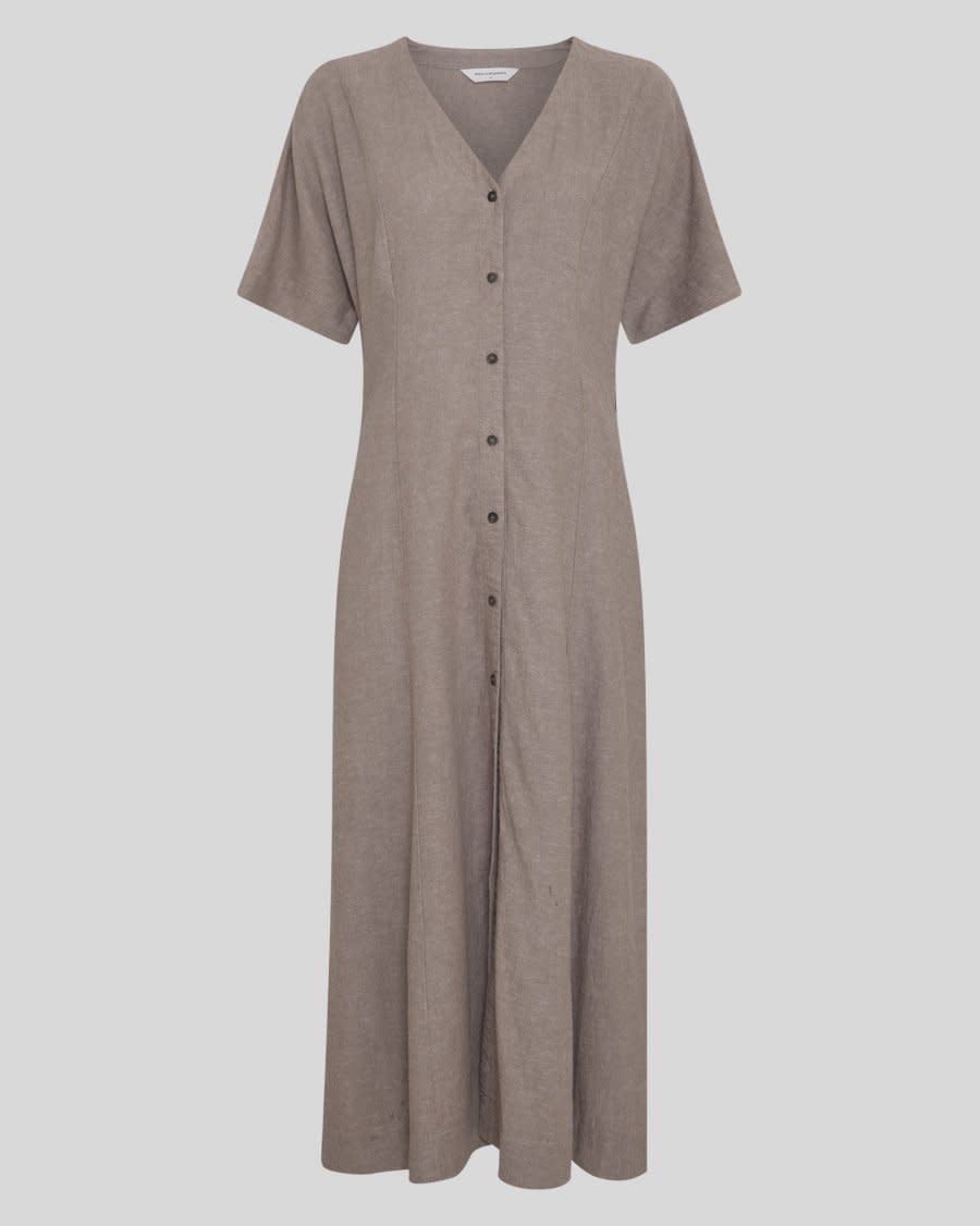 Msch Copenhagen Dress Viana Ginia 2/4 Sand Melange
