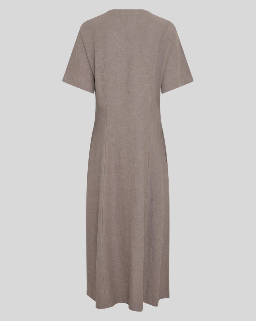 Msch Copenhagen Dress Viana Ginia 2/4 Sand Melange