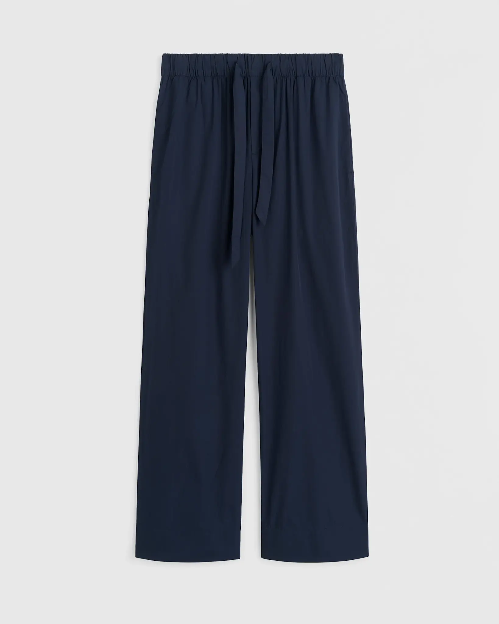 Tekla Poplin Pyjamas Pants Navy