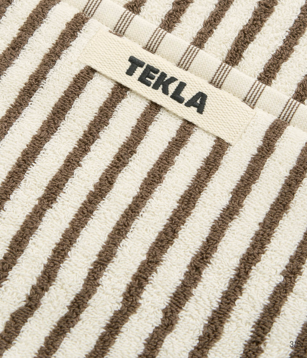 Tekla Terry Towel Kodiak Stripes 100x150cm