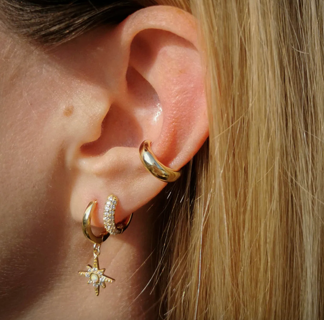 Brandlinger Earrings Cartagena Gold