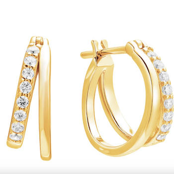 Brandlinger Earrings Lugano Gold