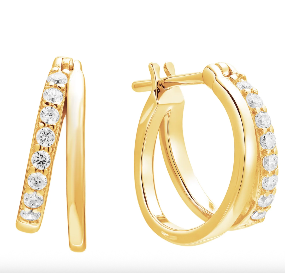 Brandlinger Earrings Lugano Gold