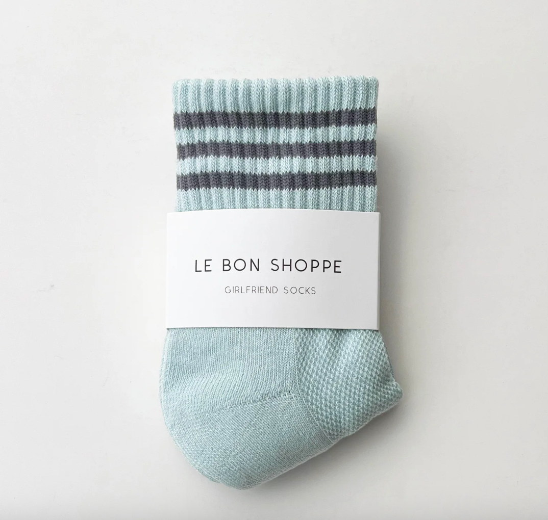 Le Bon Shoppe Girlfriend Socks Ice Water