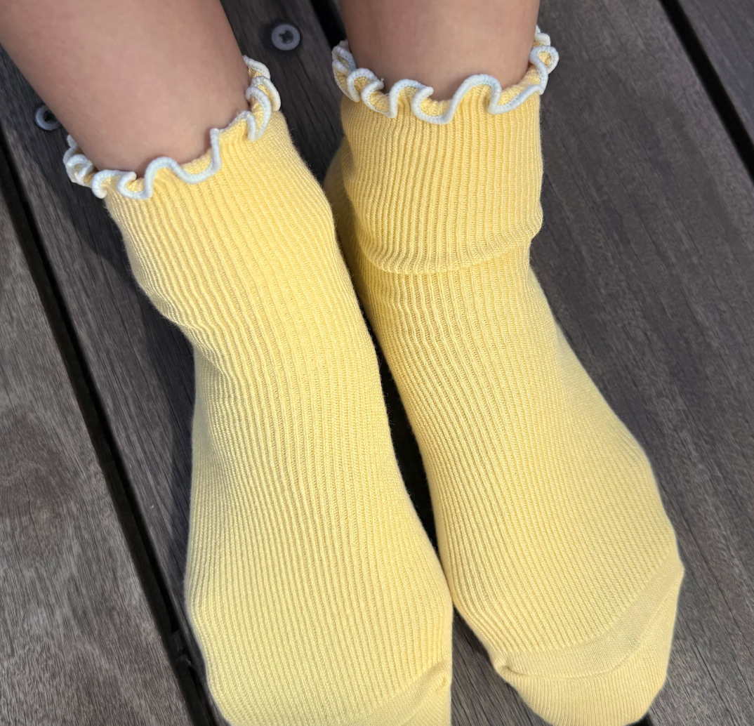 Le Bon Shoppe The Petit Ruffled Modal Butter Baby Blue