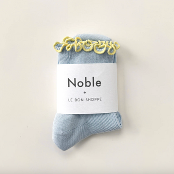 Le Bon Shoppe The Petit Ruffled Modal Baby Blue Butter
