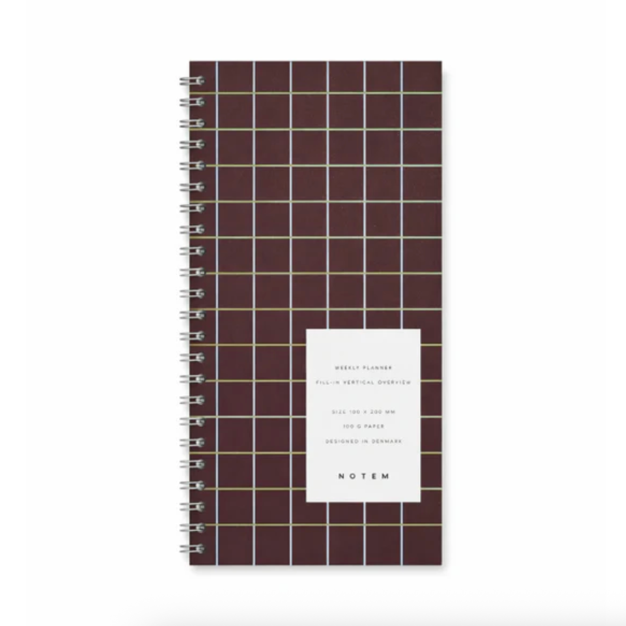 Notem Luca Planner Black Check