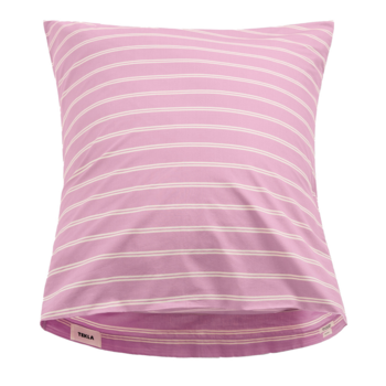 Tekla Percale Pillow Sham Mallow Pink Stripes 60x70