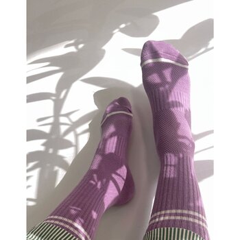 Le Bon Shoppe Boyfriend Socks Grape
