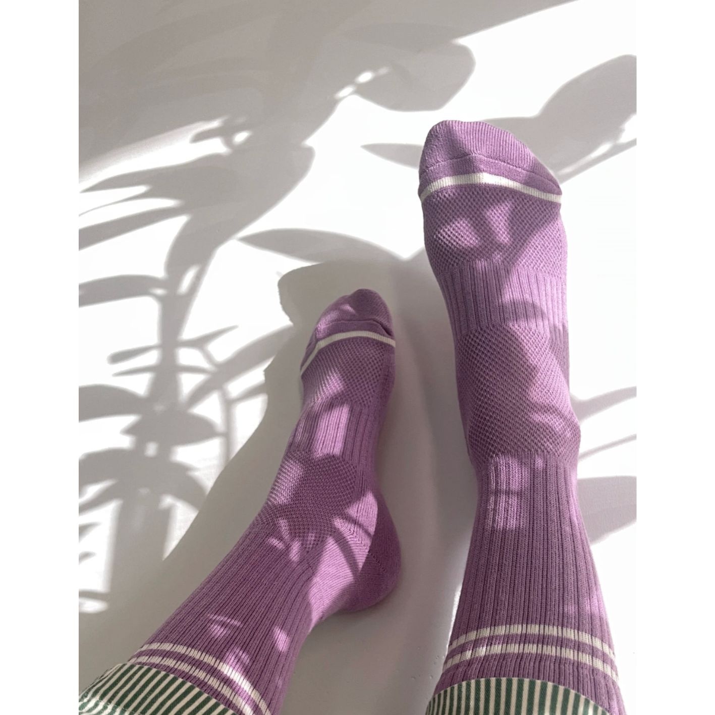 Le Bon Shoppe Boyfriend Socks Grape