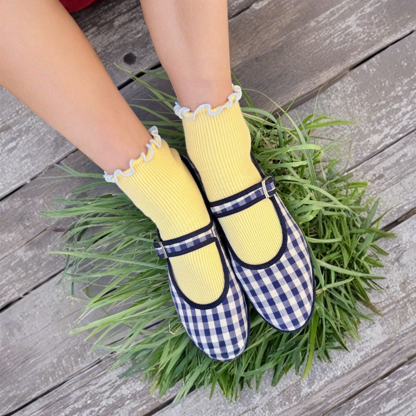Le Bon Shoppe The Petit Ruffled Modal Butter Baby Blue