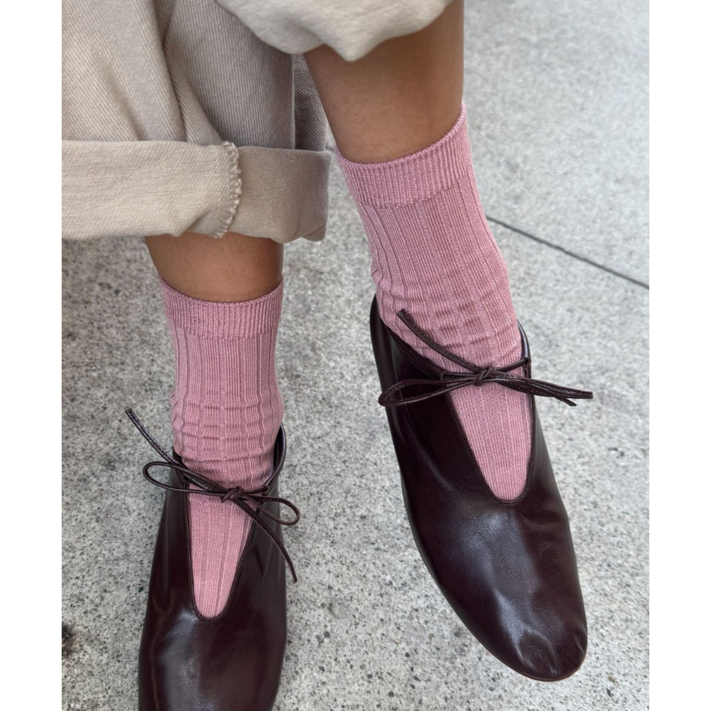 Le Bon Shoppe Her Socks Desert Rose