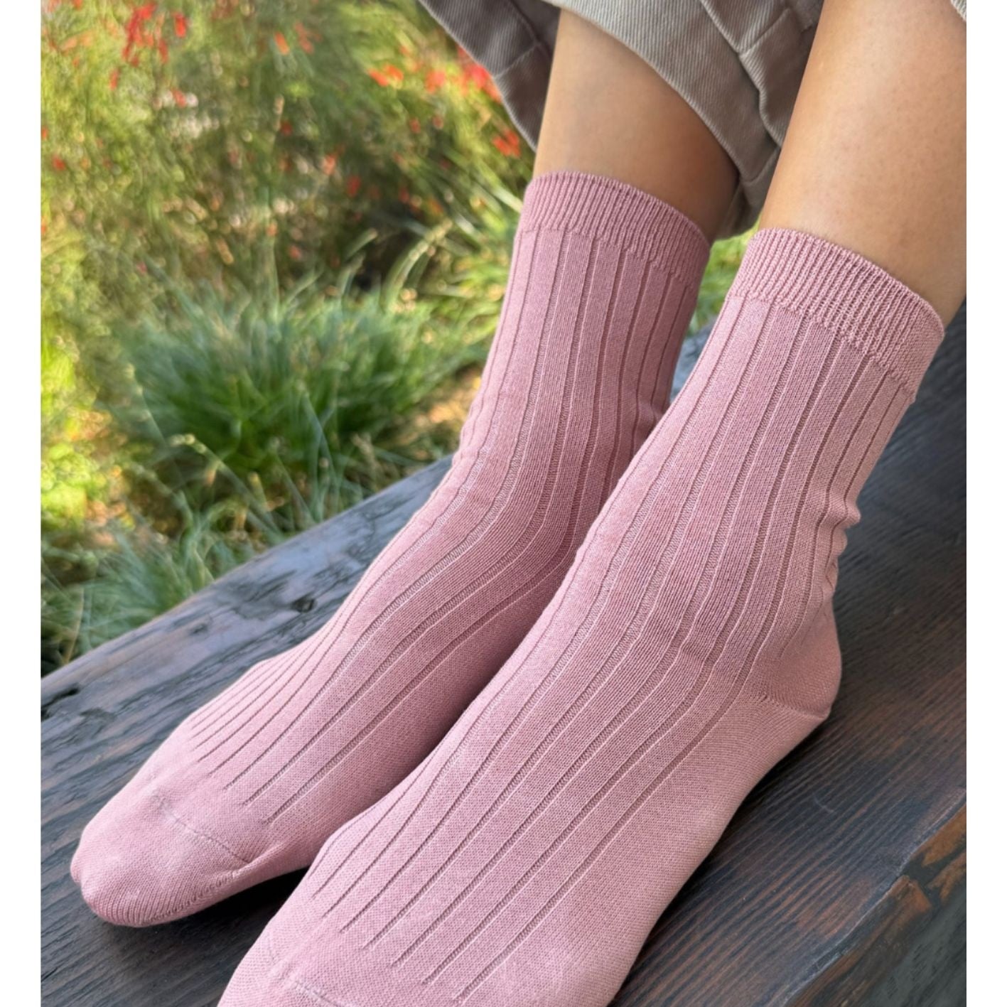Le Bon Shoppe Her Socks Desert Rose