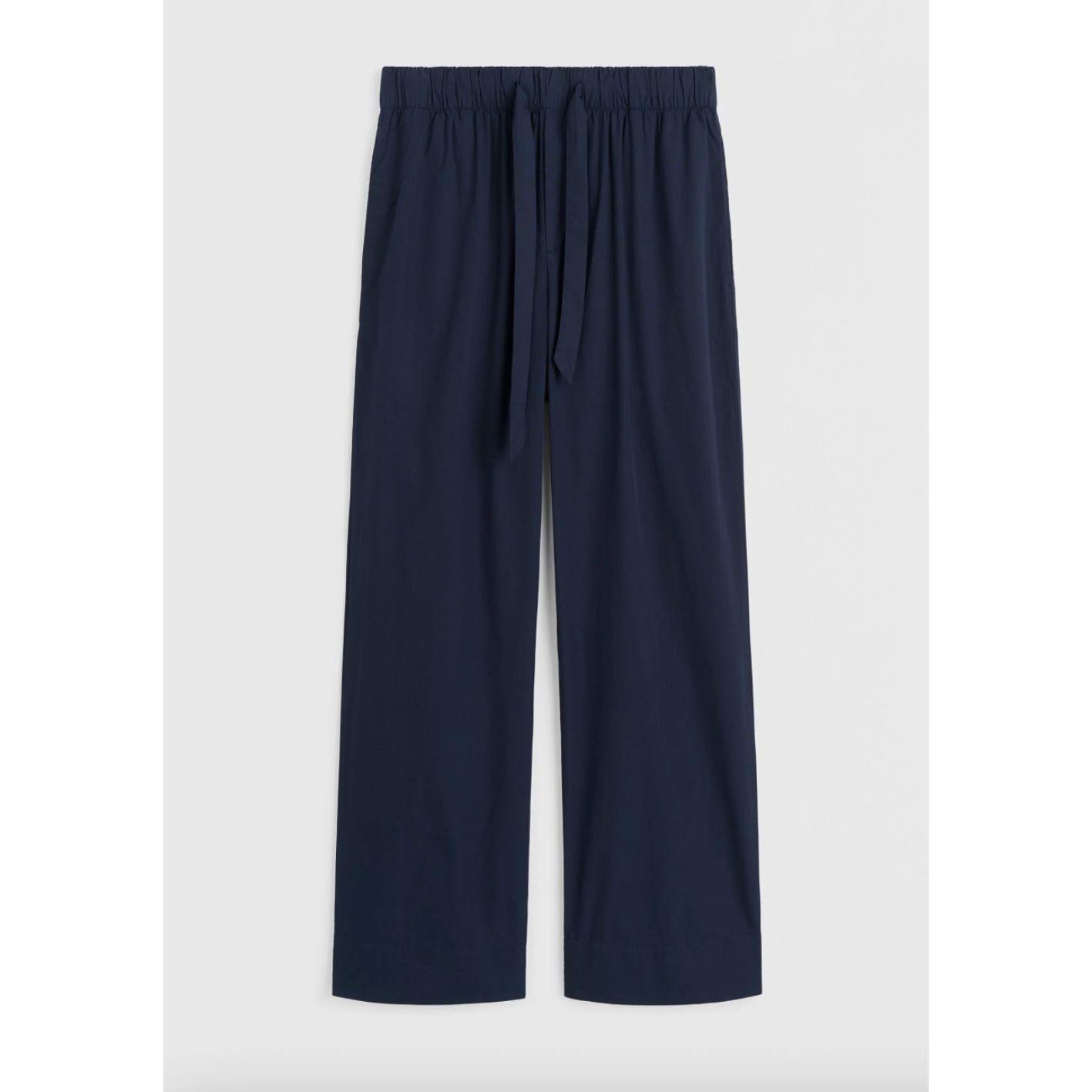 Tekla Poplin Pyjamas Pants Navy