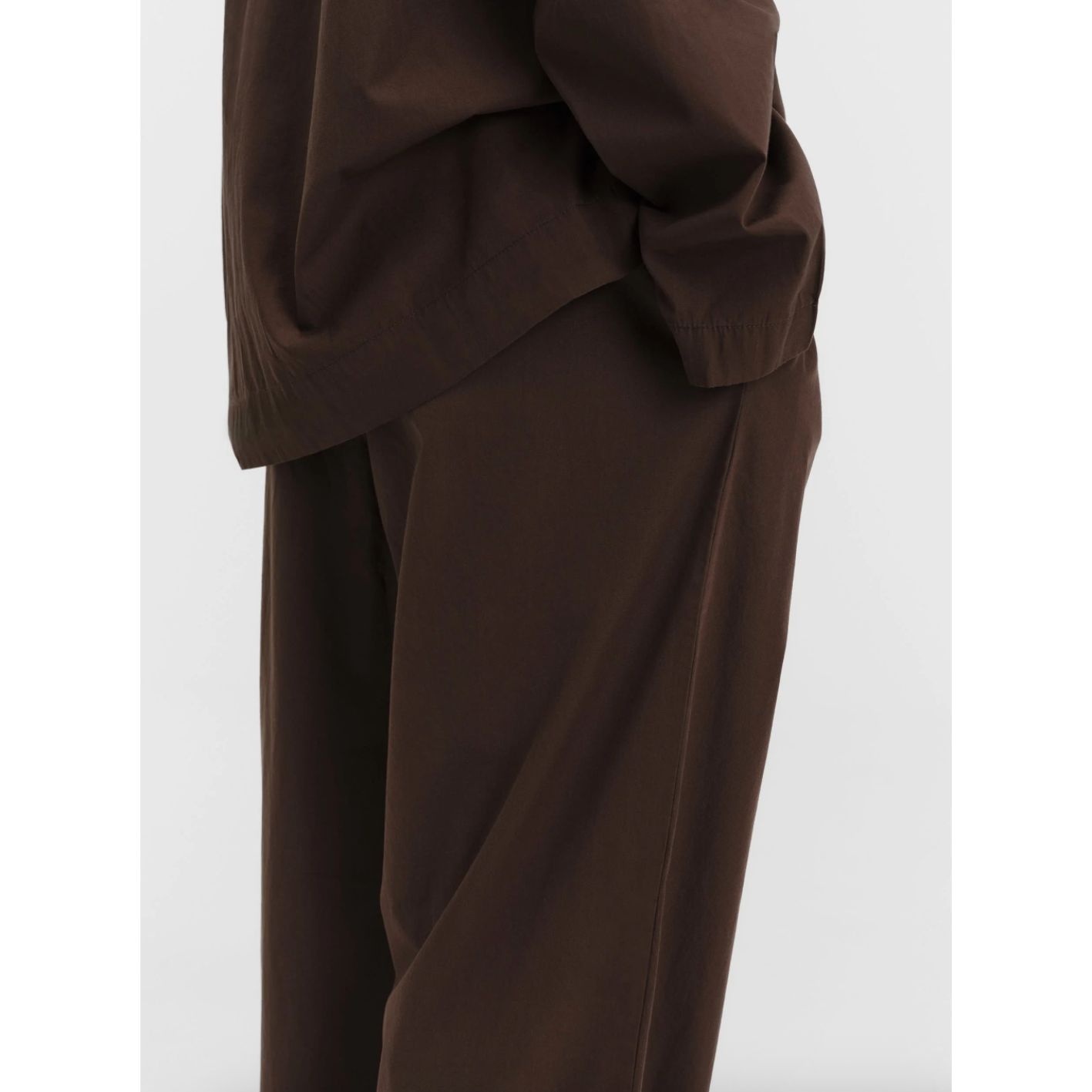 Tekla Poplin Pyjamas Coffee