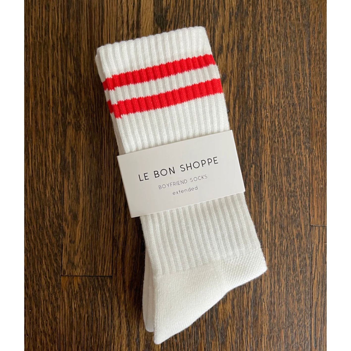 Le Bon Shoppe Extended Boyfriend Clean White