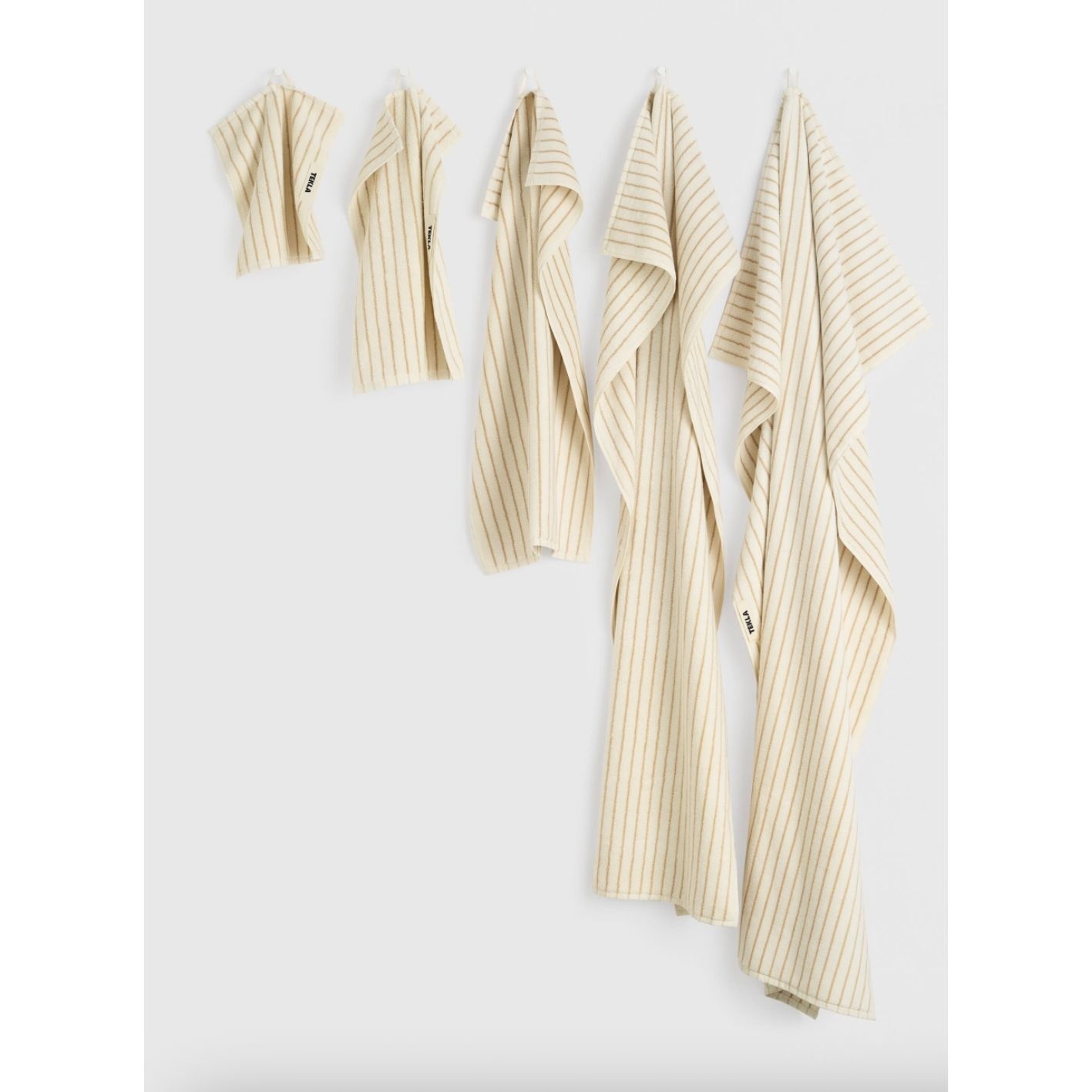 Tekla Terry Towel Sienna Stripes 30x50