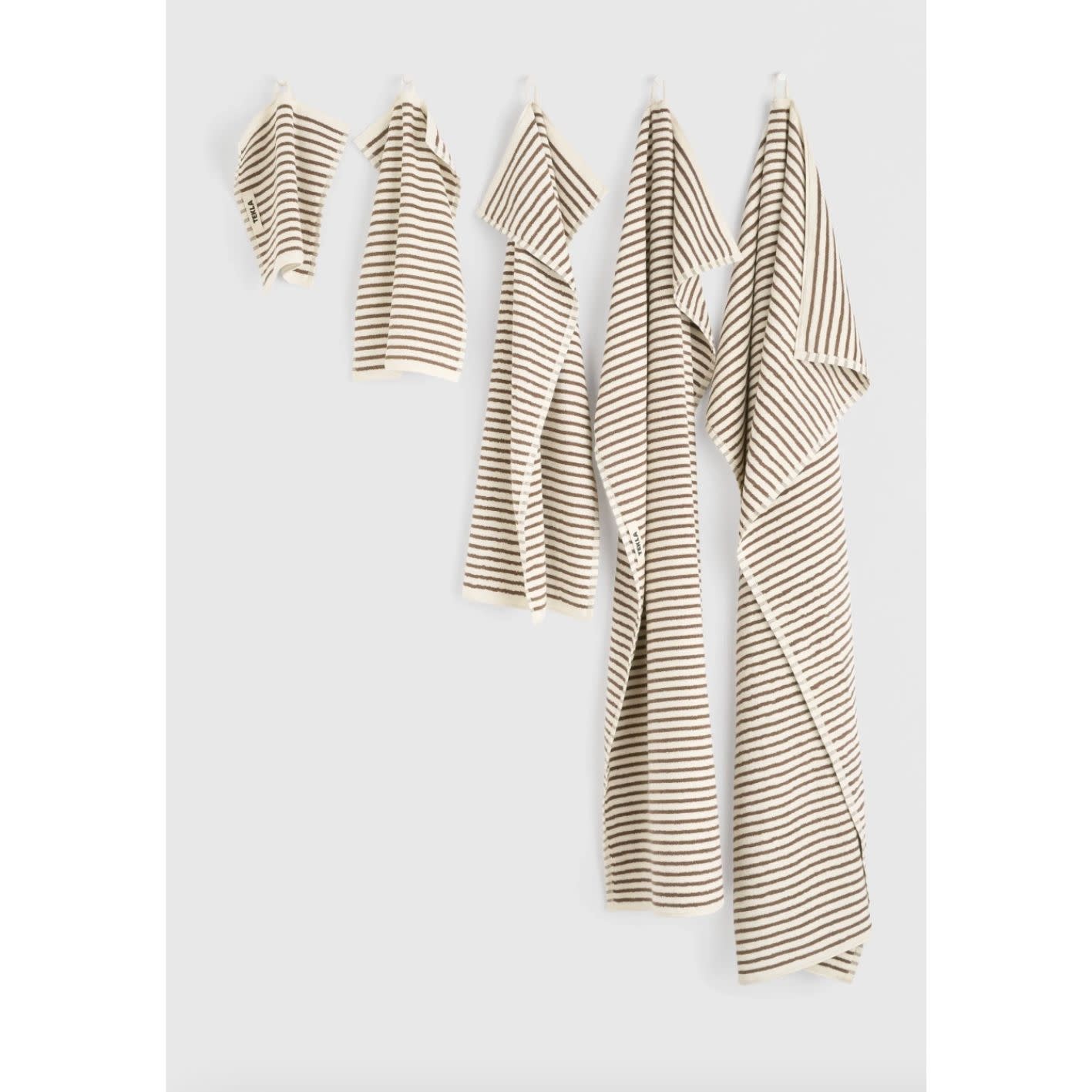 Tekla Terry Towel Kodiak Stripes 50x90
