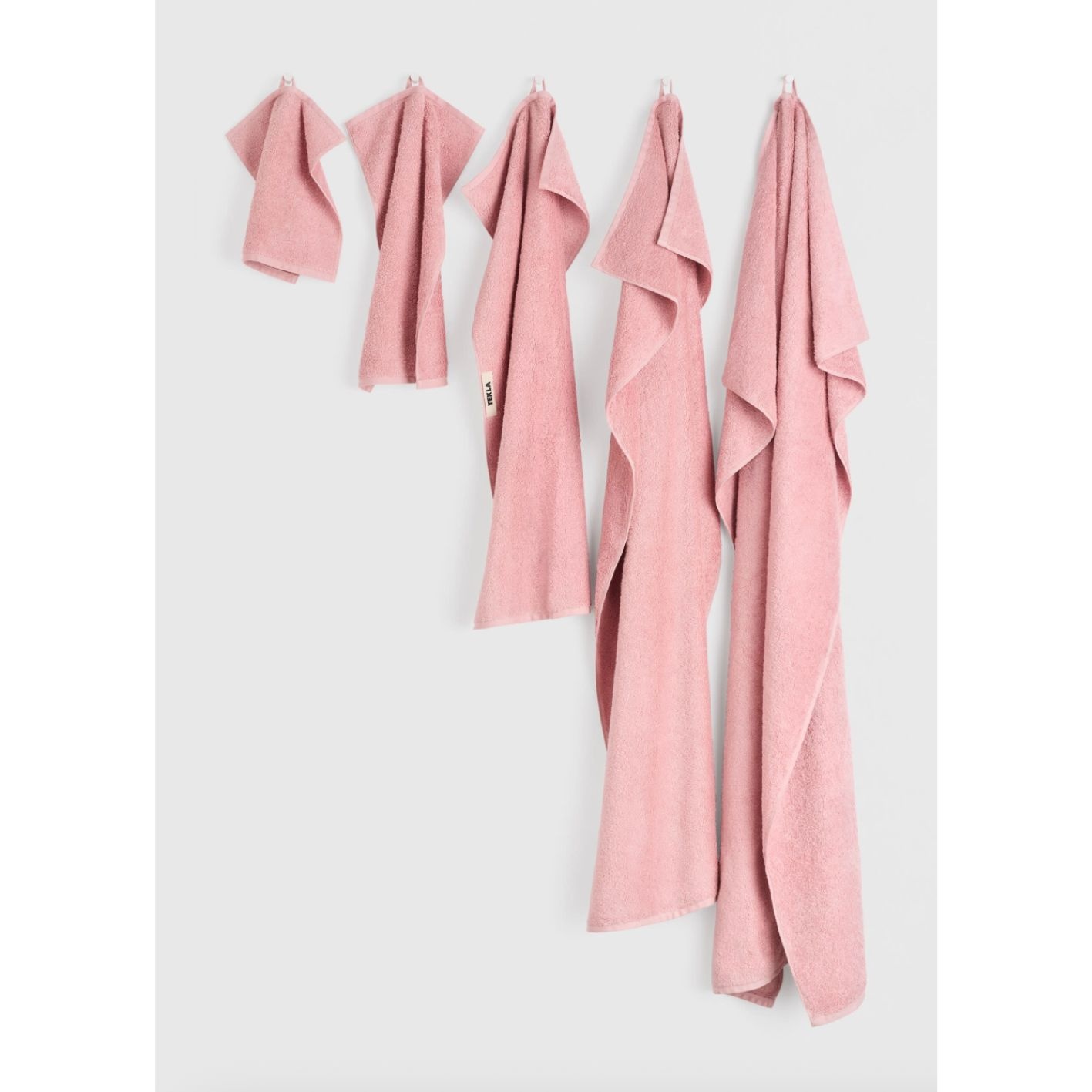 Tekla Terry Towel Shaded Pink 30x50