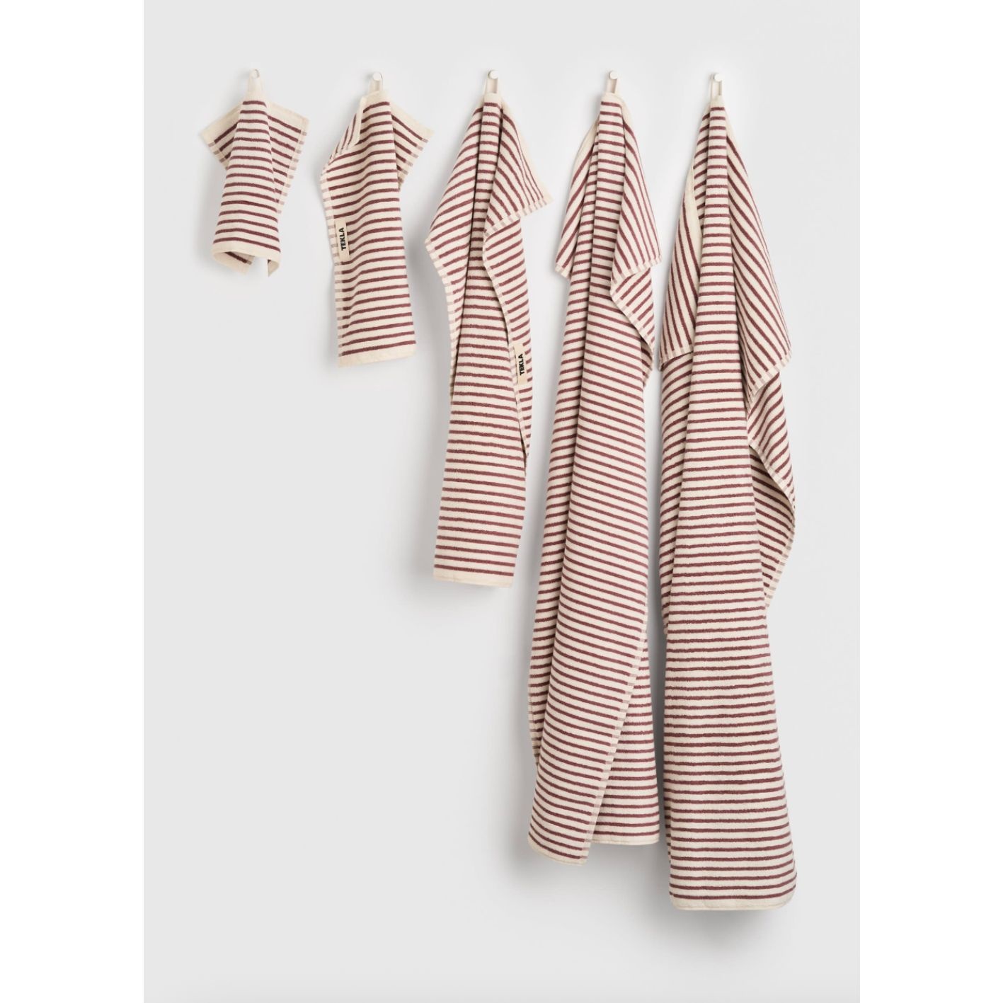 Tekla Terry Towel Ripple Stripes 70x140