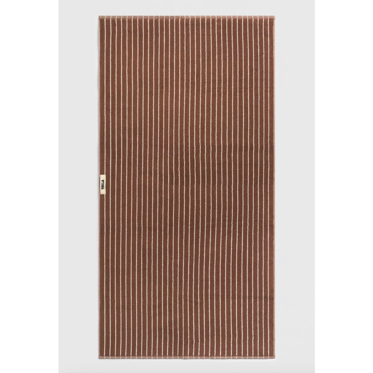 Tekla Terry Towel Rust Stripes 70x140