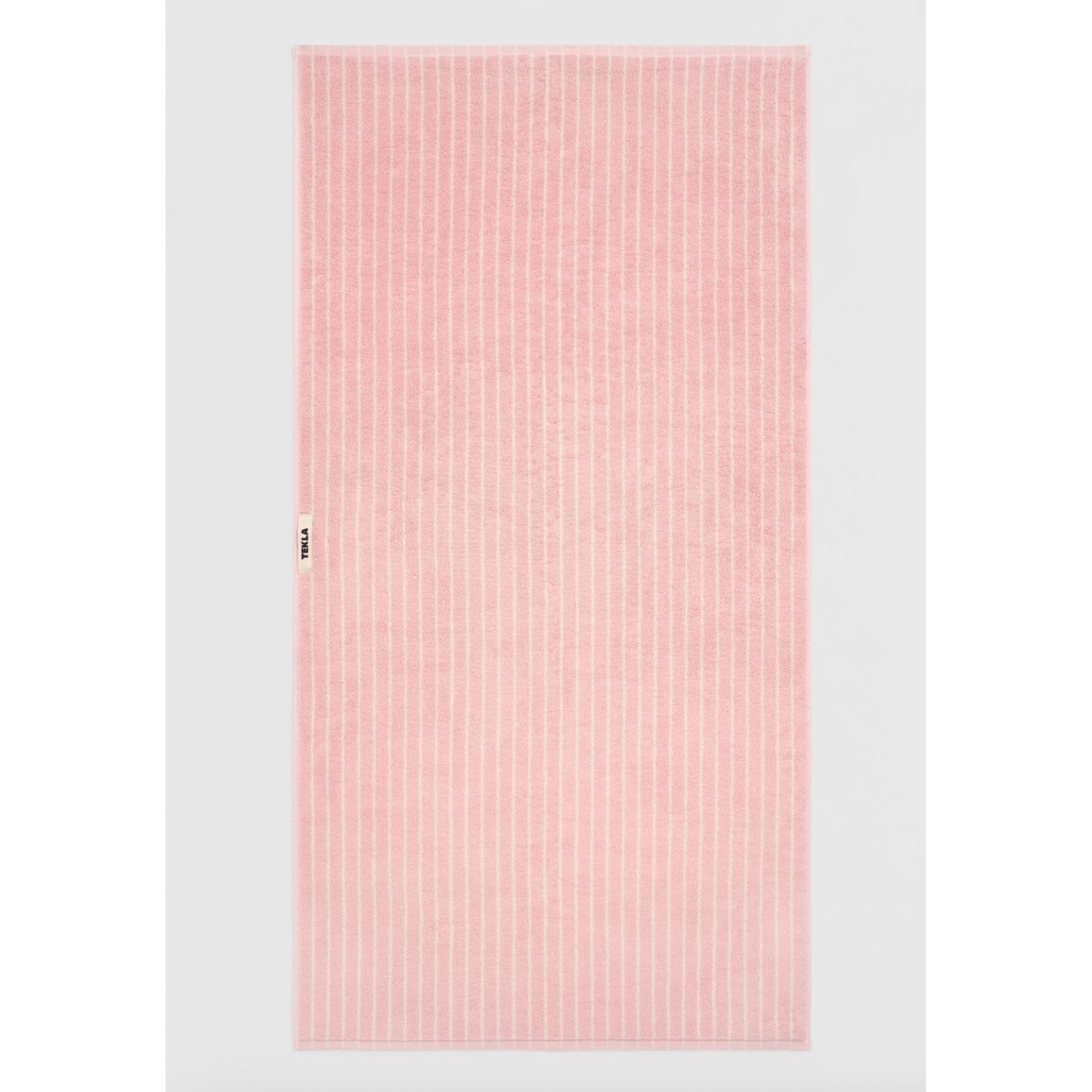Tekla Terry Towel Shaded Pink Stripes 70x140