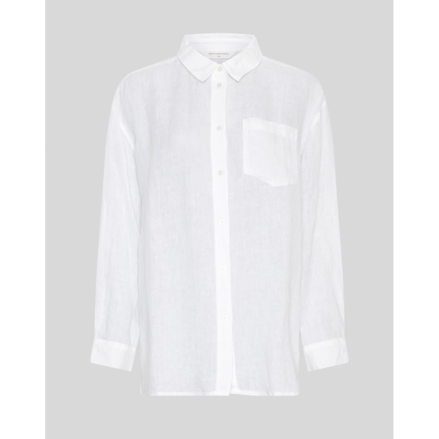 Msch Copenhagen Pearlina Shirt Bright White