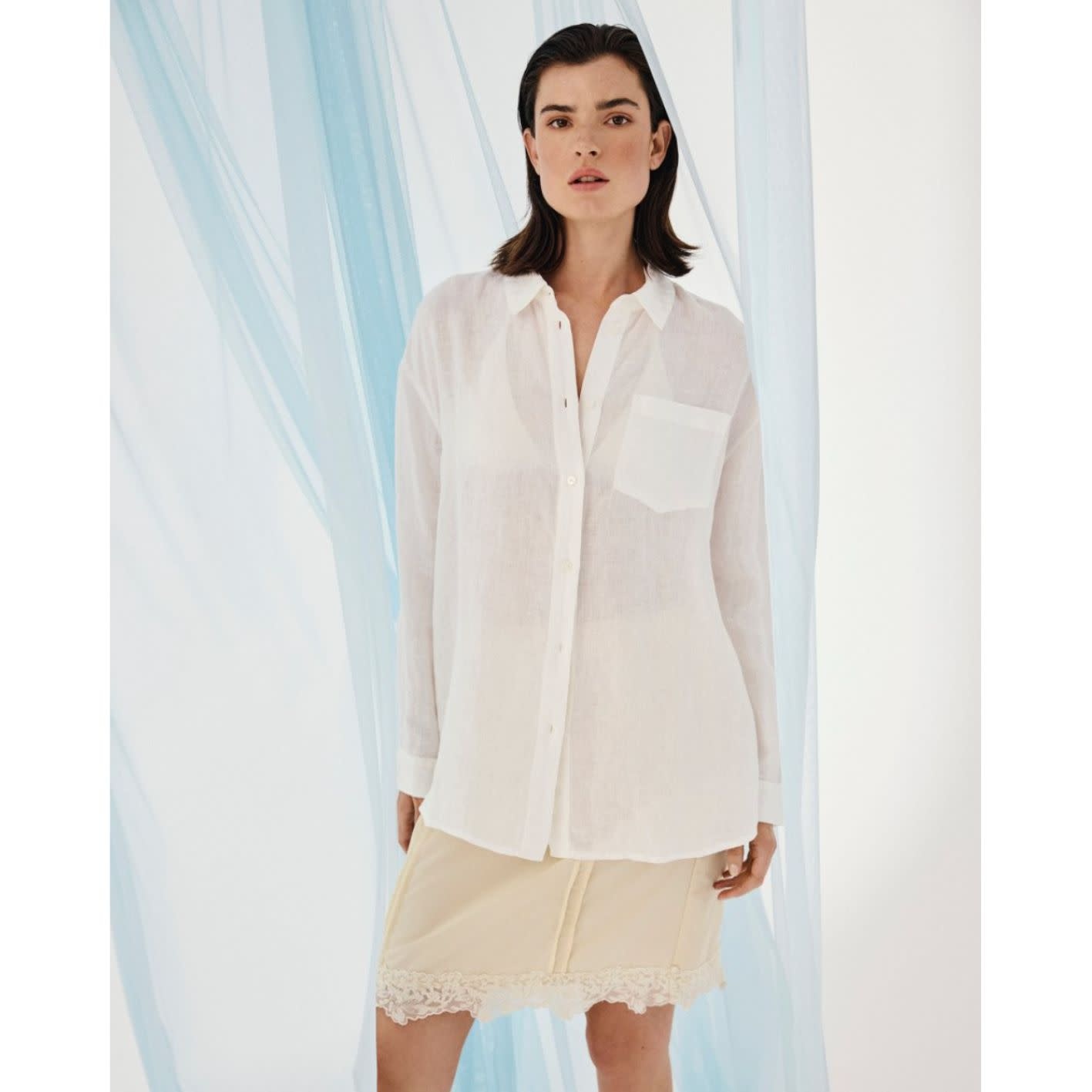 Msch Copenhagen Pearlina Shirt Bright White