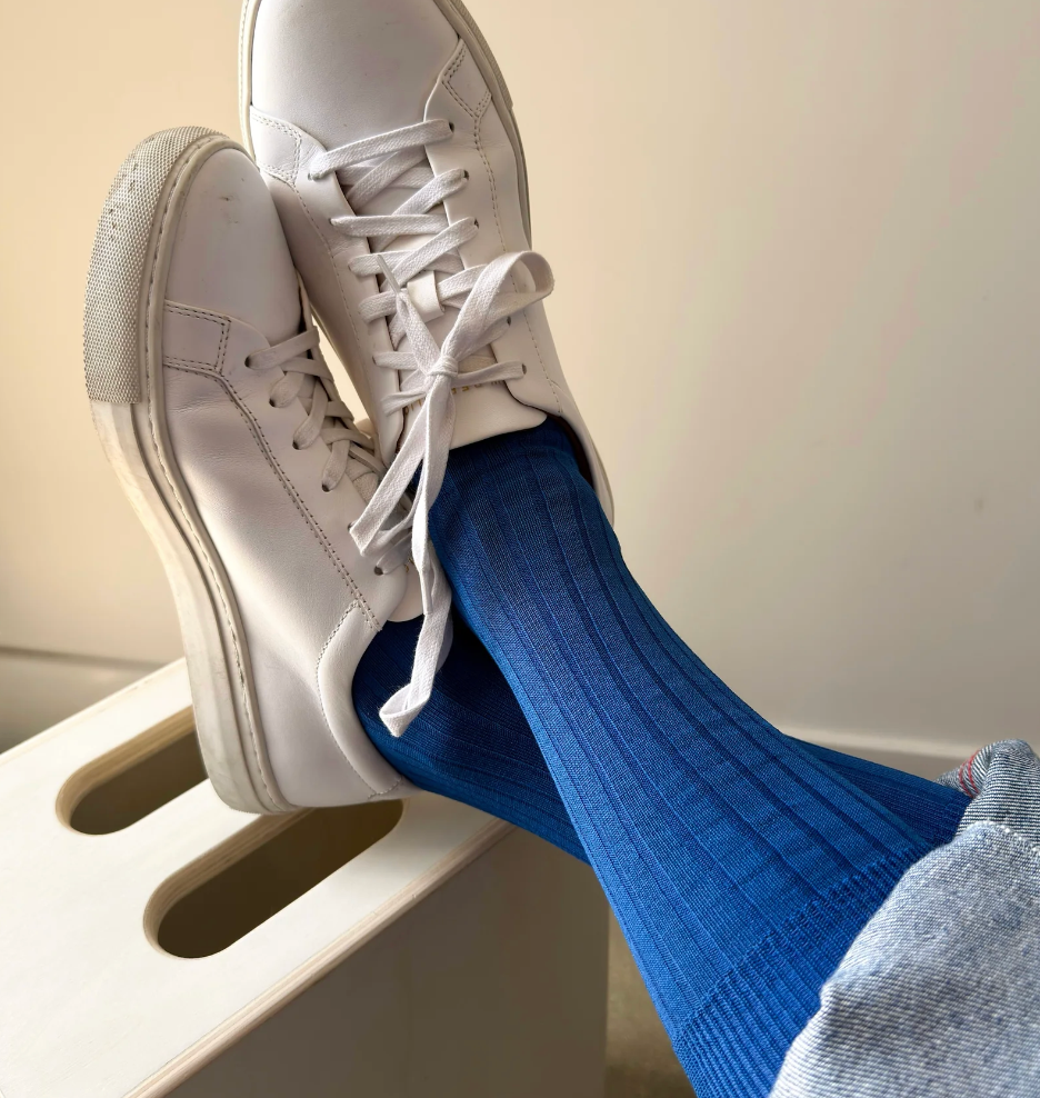 Le Bon Shoppe His Socks Cobalt