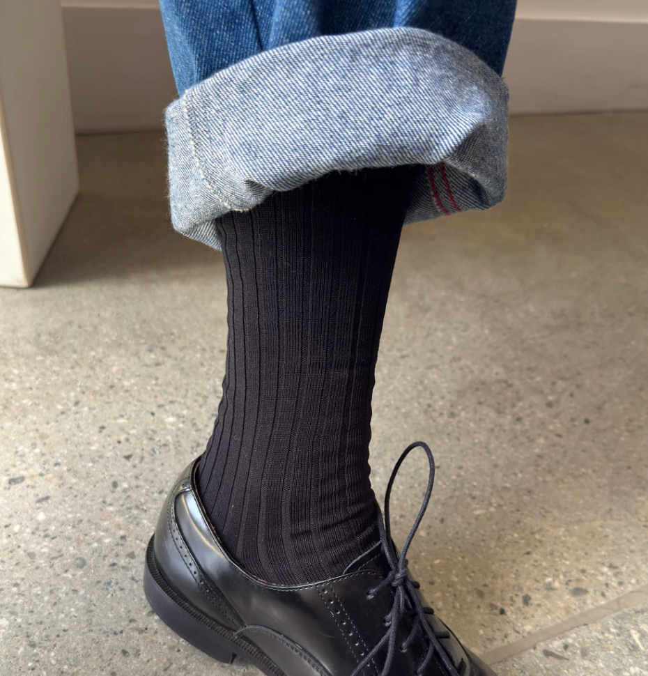 Le Bon Shoppe His Socks True Black