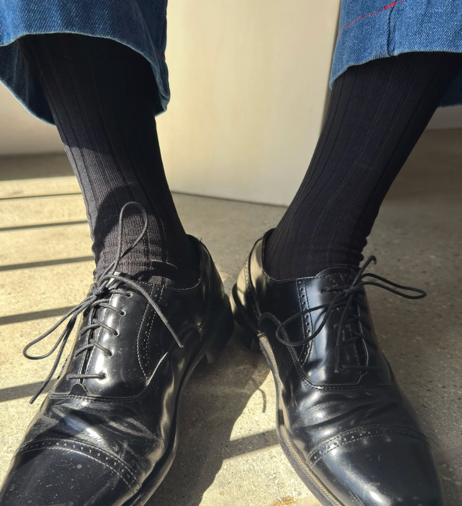 Le Bon Shoppe His Socks True Black