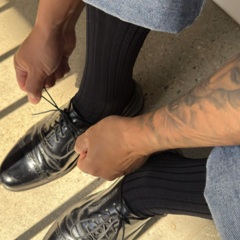Le Bon Shoppe His Socks True Black