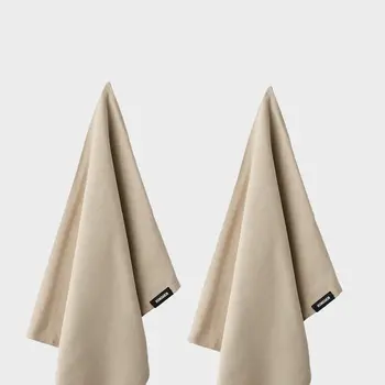 Humdakin Organic Tea Towel Light Stone