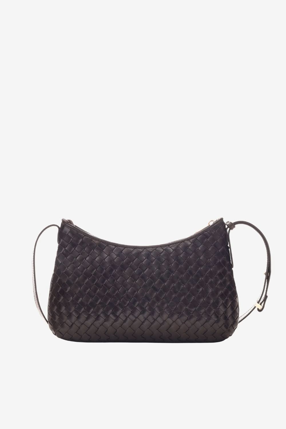 Adax Salerno Shoulder Bag Lauren Dark Brown