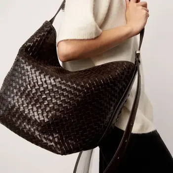 Adax Salerno Shoulder Bag Malou Dark Brown