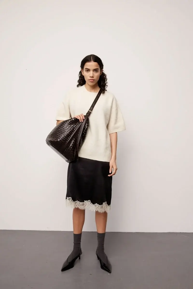 Adax Salerno Shoulder Bag Malou Dark Brown