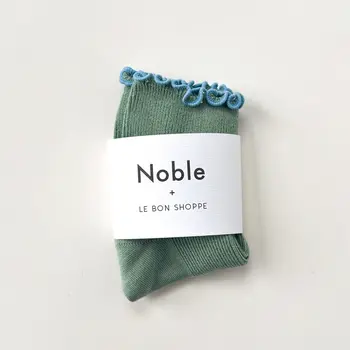 Le Bon Shoppe The Petit Ruffled Modal Sea Glass / Powder Blue