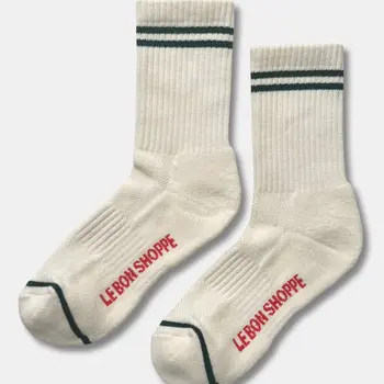 Le Bon Shoppe Boyfriend Socks Oatmeal Extended