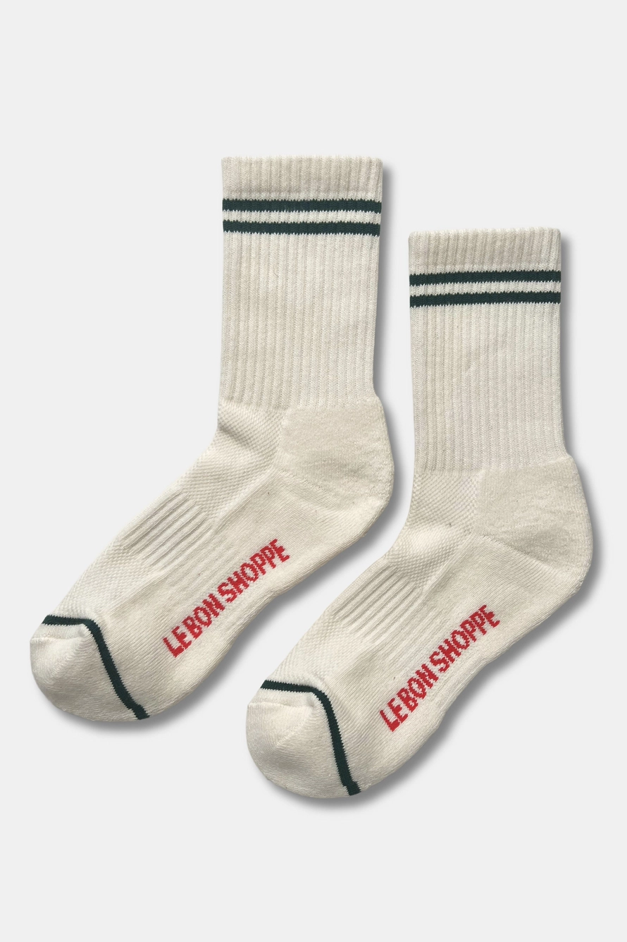 Le Bon Shoppe Boyfriend Socks Oatmeal Extended