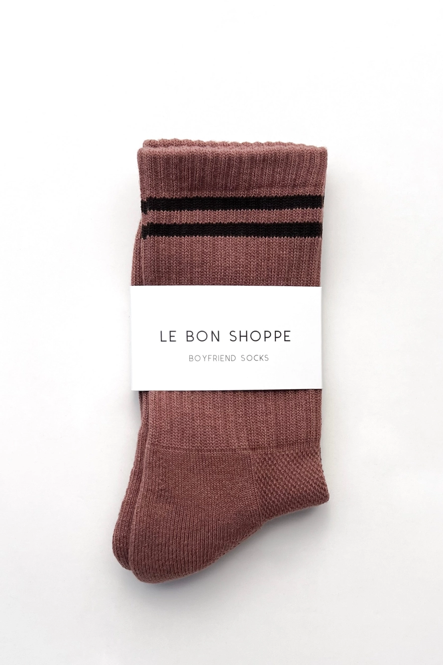 Le Bon Shoppe Boyfriend Socks Clay