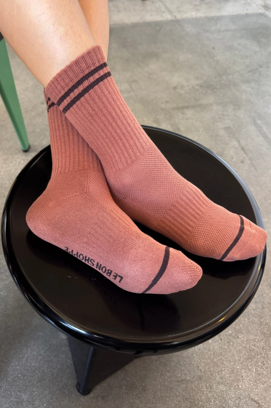 Le Bon Shoppe Boyfriend Socks Clay