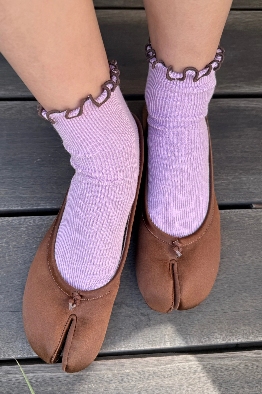 Le Bon Shoppe The Petite Ruffled Modal Noble + Le Bon Shoppe Lila