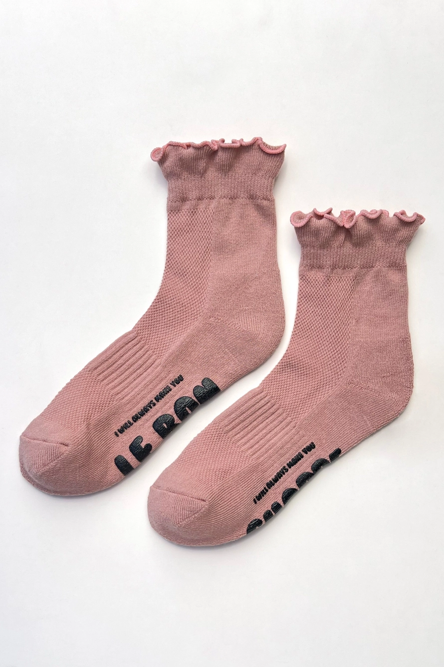 Le Bon Shoppe Hugger Socks Vintage Pink/Black