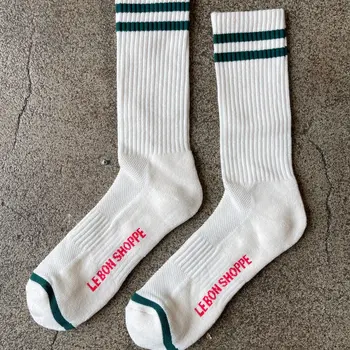 Le Bon Shoppe Boyfriend Socks Parchment Extended