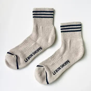 Le Bon Shoppe Girlfriend Socks Oatmeal