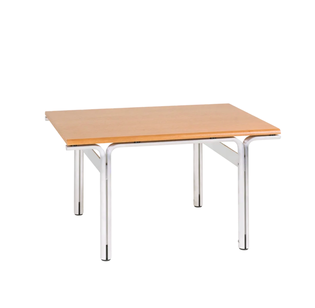Frama Union Side Table Aluminium/Warm Brown Ash